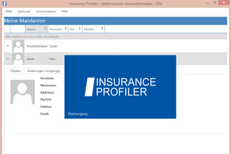 Insurance Profiler - elektronische Gesundheitsakte